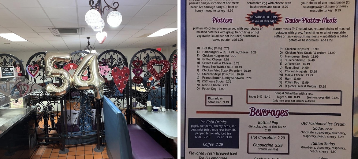Lee's Family Restaurant Menu